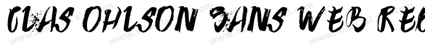 Clas Ohlson Sans Web Regular字体转换